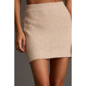 12th Tribe Cedar Oatmeal Sweater Mini Skirt Size SS
